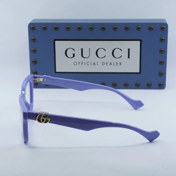 FINAL PRICE NEW GUCCI GG1536O 008 VIOLET EYEGLASSES